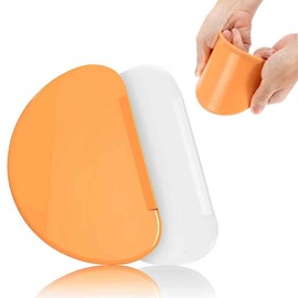 AFCJLTO Practical Cook Dough Scraper, Dough Cutter, Shaper and Mixer for Easy Baking, Kitchen Utensils and Utensils, Pack of 2