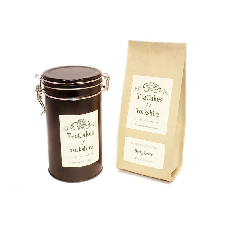 Berry Berry Tea Gift Caddy Airseal 100g Loose Leaf Herbal