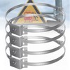 Adjustable Sign Mounting Brackets for Larger Diameter Poles, Sign Mounting