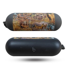 Speaker Skin Compatible with Beats Pill (2024) - Deer Pattern - Premium 3M Vinyl Protective Wrap Decal Cover - Easy to Apply | Crafted in The USA by MightySkins