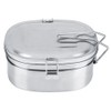 Double Layer Stainless Steel Lunch Box Bento Food Container Outdoor