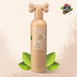 Pet Head Sensitive Soul Shampoo for Dogs with Sensitive Skin 16fl oz. Coconut Scent. Hypoallergenic and Moisturizing Dog Shampoo, Natural and Vegan Ingredients. Gentle Formula for Puppies. Made in USA