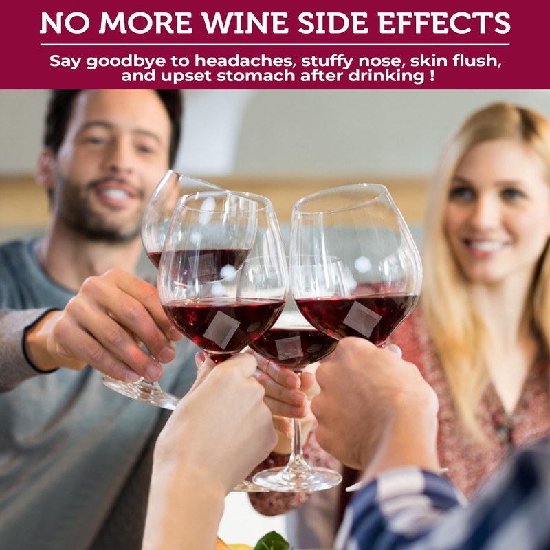 WeThinkeer Wine Filter, 12 Pack Wine Filters for Histamines and