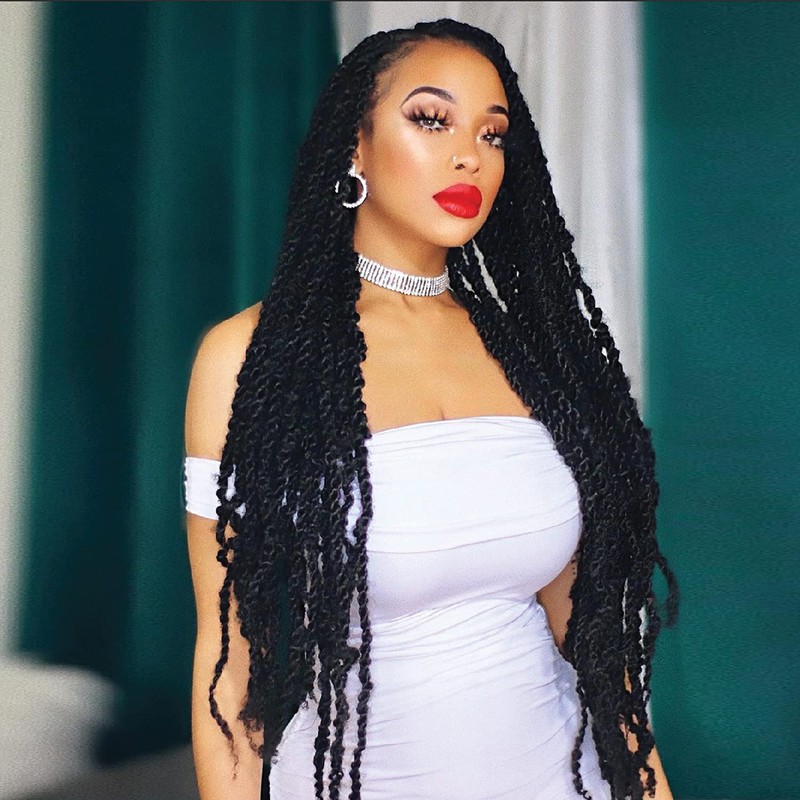 Outre Crochet Braids X-Pression Twisted Up 3X Springy Afro Twist