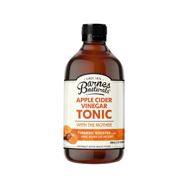 Barnes Naturals Apple Cider Vinegar Tonic - Turmeric Booster 500ml