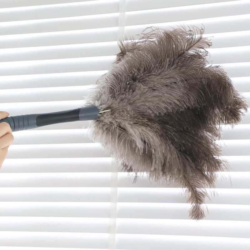 Midoneat Ostrich Feather Duster, Big and Soft and Fluffy Microfiber