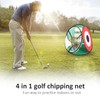 Portable Golf Training Chipping Net Three Sided Hitting Practice Net