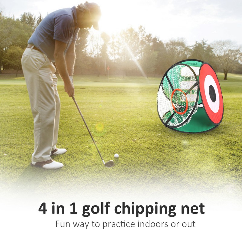 Portable Golf Training Chipping Net Three Sided Hitting Practice Net