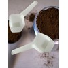 2 x MAAJ DOSIERLÖFFEL FÜR KAFFEE KAKAO PULVER SPÜLSALZ