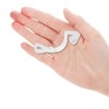 com-four® 50 x gutter hooks for fairy lights, plastic rain