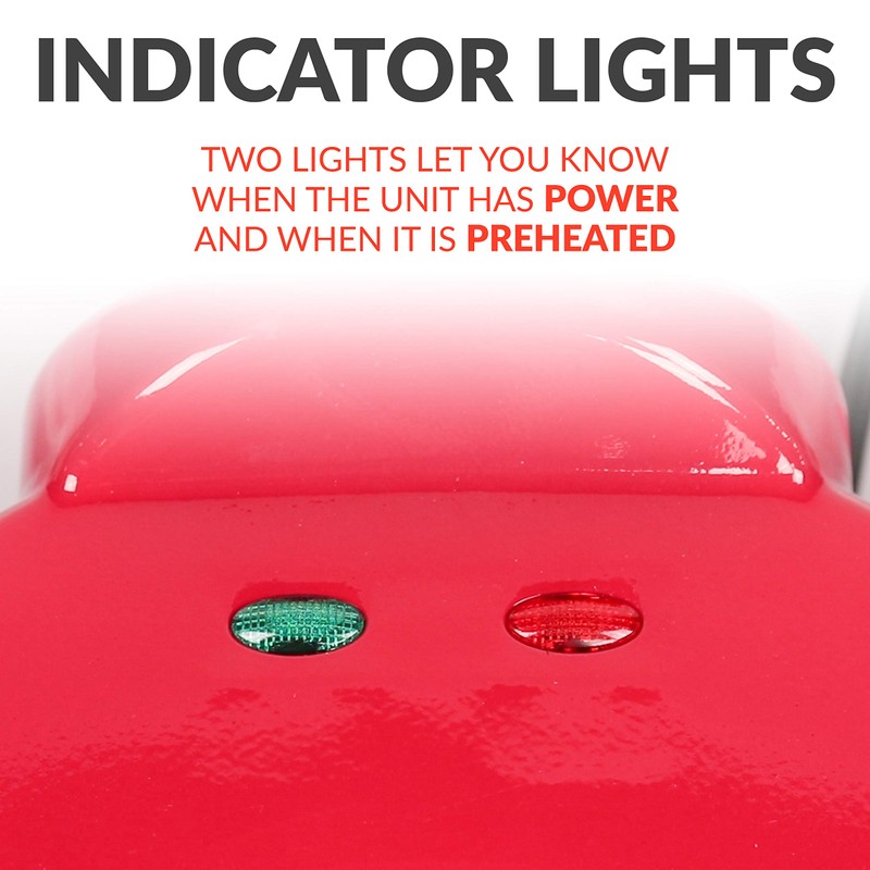 Nostalgia Taco Tuesday Deluxe 8-Inch 6-Wedge Electric Quesadilla Maker with