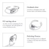 TENDER LIHOME Anillo Protección Ojo Turco Plata .925 Mujer Ajustable
