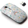 2.4G Wireless Mouse with Cute Pattern Design for All Laptops
