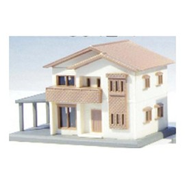 ロクハン Zゲージ S042-1 二階建住宅A ベージュ
