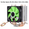 CPU Fan 4 Heatpipes 90mm 3pin Noiseless Plug and Play