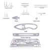 Buspoll Survival Cards: (18- in -1) EDC wallet multifunctional survival