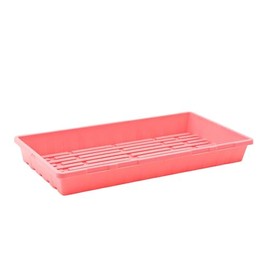 Bootstrap Farmer 1020 Trays, Pink Extra Strength No Hole, 10 Pack, Seedling Tray for Growing Microgreens, Wheatgrass Seeds, Hydroponic Germination, Fodder System