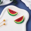 LIFKOME 2 Pieces Watermelon Brooches Watermelon Lapel Pin Summer Fruit