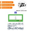 sourcing map 50Pcs Multi-Grip Rivet Jack Nut, M6-1.0x18.2 Carbon Steel