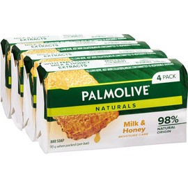 Palmolive Naturals Replenishing Bar Soap Milk & Honey 90g 4 Pack