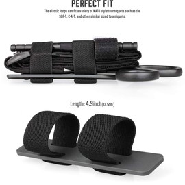 WYNEX Tourniquet Holder, Tactical Tourniquet Straps Holder MOLLE Medical EMT Hand Tools Black-Gen1