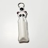 Panda Bear Hand Sanitizer Holder Key chain and/or Lip balm