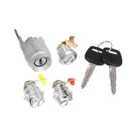 A ABSOPRO Ignition Switch Door Lock Cylinder with Key 69058-60041 D2191608 for Toyota Pickup Hilux LN80 LN85 LN90 LN105 LN108
