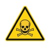 Warning Sign W016 - Warning of Toxic Substances - Foil