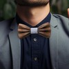 Cyriacus Wooden Bow Tie Set Men's Wooden Bow Tie Set