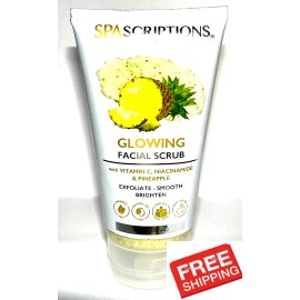 SPAscriptions Spa scriptions Glowing facial scrub w/ Vitamin C, Niacinamide & Pineaple