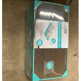 AFP New  ! 4 X Brand New AFP Two Sided Cardboard Cat Scratcher Catnip Infused blue