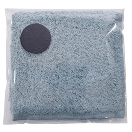 watawa Imabari Towel, Handkerchief, Hand Towel, Original Gift Set, Gift A, 9.8 inches (25 cm), No Cotton Ironing Required, Fluffy, Terry Fabric, Solid, Absorbent (Blue)