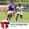 Flag Football Belts Set, 14 Player Adjustable Flags with 42
