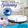 SereneLife Smart Automatic Robotic Vacuum Cleaner - Slim Rechargeable Electric