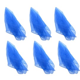 Hoerev® Pack of 6 (approx. 60cm x 60cm) Juggling(dance) Scarves,,Single Colours