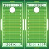 Set of 2 Cornhole Wraps for Boards Vinyl Decals - Corn Hole Bean Bag Toss Wrap Stickers Skins (Boards Not Included) (Football Field)