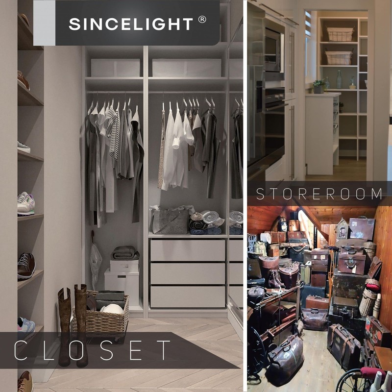 SINCELIGHT PIR Motion Sensor 7W LED Ceiling Light (Φ6'/146mm), Automatically