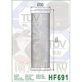 Hiflofiltro Oil Filter - HF691