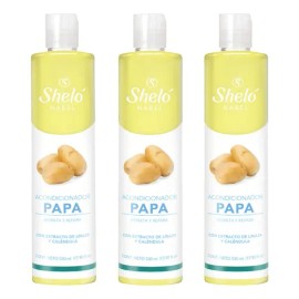 Acondicionador De Papa Shelo Nabel® 530ml. 3 Piezas