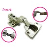 Hnfshop Dia 1.6"/40mm European Style Hydraulic Soft-Close Insert Style Hinge
