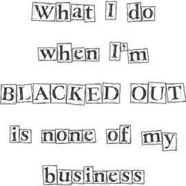 Coolie Junction Blacked Out Funny Beer Bottle Coolie w/Opener Black