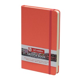 Talens Art Creation Sketchbook 80 Sheets, 13 cm x 21 cm, Coral Red