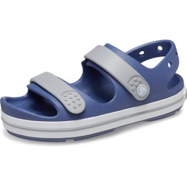 Crocs Unisex Kids Crocband Cruiser Sandal K, Bijou Blue Light Grey, 13 UK Child