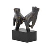 Deco 79 Polystone Hands Sculpture, 9" x 4" x 10",