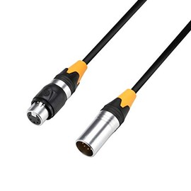 DMX Cable 5 Pin XLR Male to XLR Female IP65 1.5 m