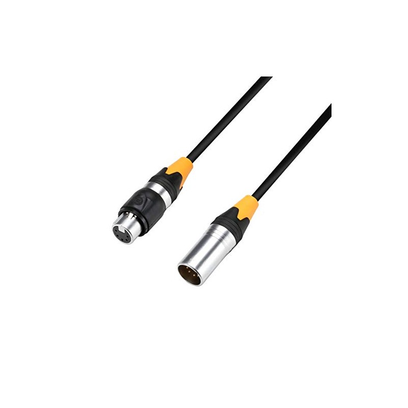 DMX Cable 5 Pin XLR Male to XLR Female IP65