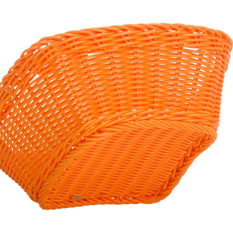 Saleen Square Trend Basket, Orange, 23 x 23 x 9