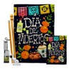 All Souls Day Garden House Flags Kit Falltime of Dead