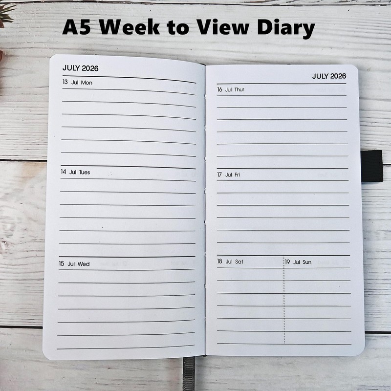 Diary 2026-2027 - 18 Month Mid Year Diary from Jul.