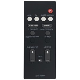 FSR78 ZV28960 Replacement Remote Control for Yamaha Soundbar ATS-1060 ATS-1070 ATS-2070 YAS-106 YAS-107 YAS-207 YAS-CU207 NS-WSW42 YAS-108 ATS-1080 YAS-4 08 ats- 4080 YASCU207 YAS-207BL YAS207BL